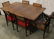 MID CENTURY MODERN STYLE DINING TABLE w CHAIRS - 9