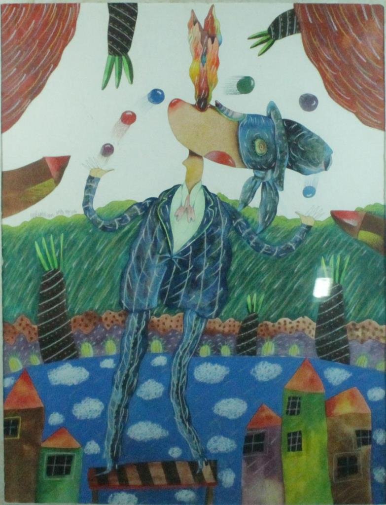 JOSE ESTEBAN MARTINEZ 'THE FLAME EATER' LITHOGRAPH (1 of 7)