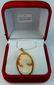 LADIES 14K YELLOW GOLD OVAL CAMEO PORTRAIT PENDANT - 7