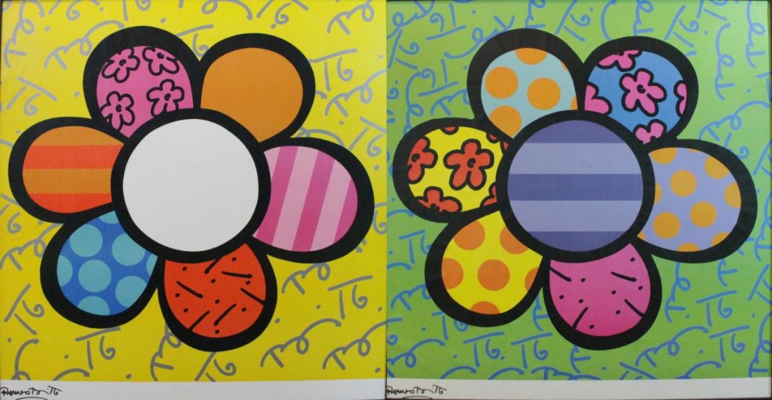 2 ROMERO BRITTO GICLEES ON BOARD OF FLOWER (1 of 10)