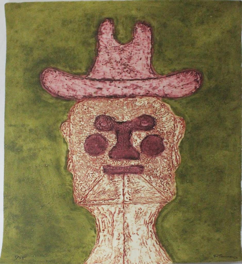 RUFINO TAMAYO GRAVURE ETCHING ON CARBORUNDUM (1 of 8)