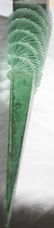 CHRISTOPHER LEE 'GREEN SPIRAL' OBELISK SCULPTURE - 4