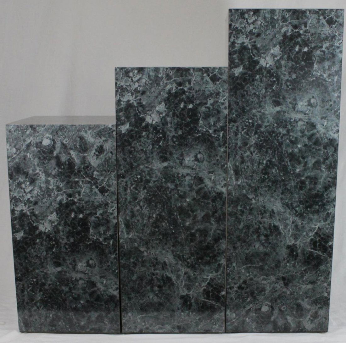 SET OF 3 WOODEN GRADUATING PEDESTALS (1 of 6)