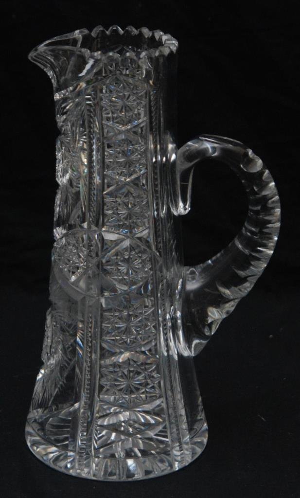ANTIQUE CUT CRYSTAL PITCHER (1 of 3)