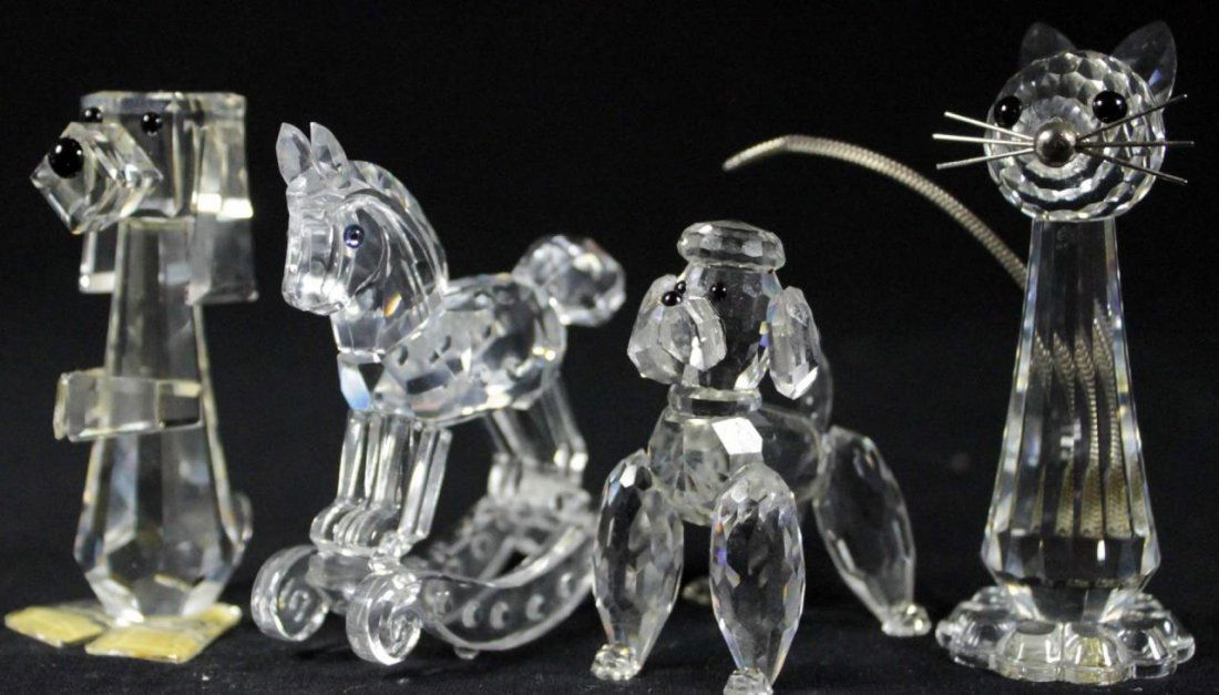 4 SWAROVSKI CRYSTAL ANIMAL FIGURES (1 of 10)