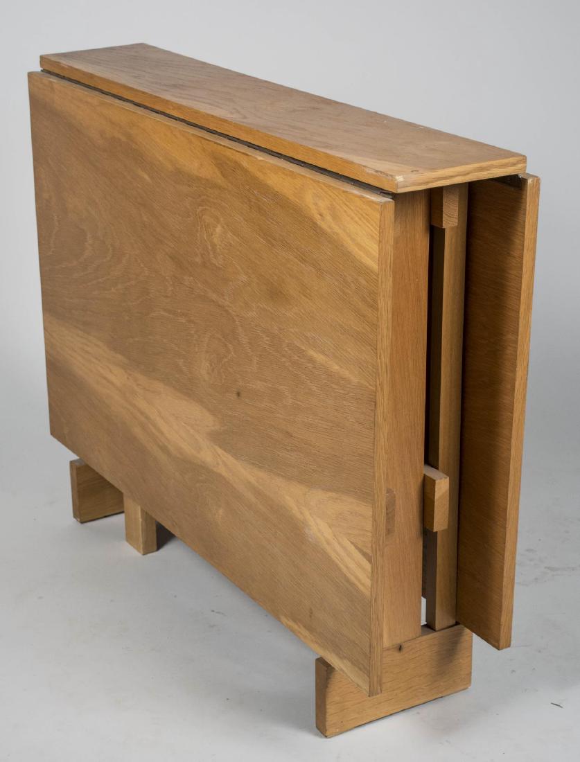 Drop Leaf Table: Closed dimensions 29 x 16 x 9 inches. Notice to bidders: Condition reports and additional photographs are provided by request as a courtesy to our clients, as such any condition report is only an opin