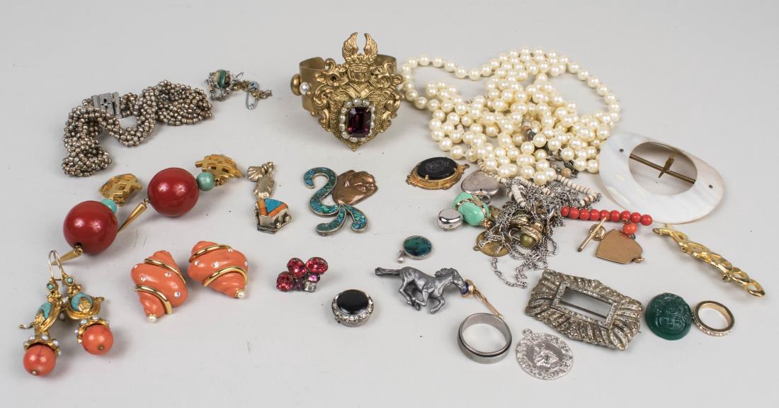 Miriam Haskell and Costume Jewelry: Details coming soon. Notice to bidders: Condition reports and additional photographs are provided by request as a courtesy to our clients, as such any condition report is only an opinion and should no