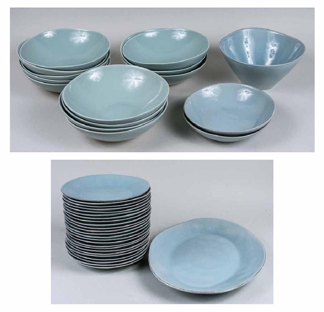 Crate & Barrel Set of Plates and Bowls (1 of 5)