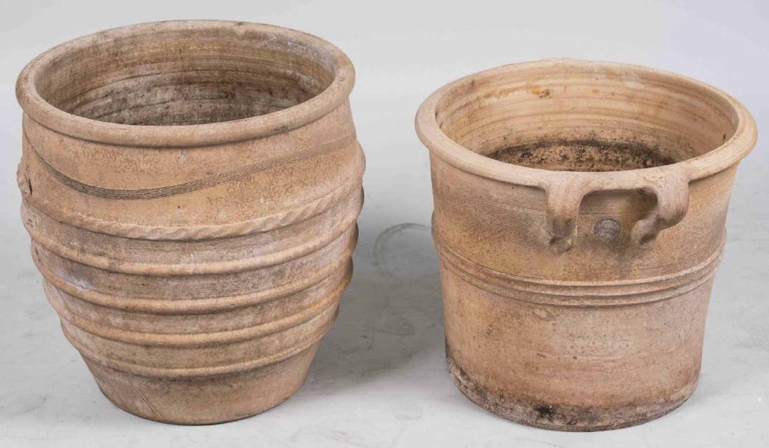 Two Terra Cotta Garden Planters (1 of 1)