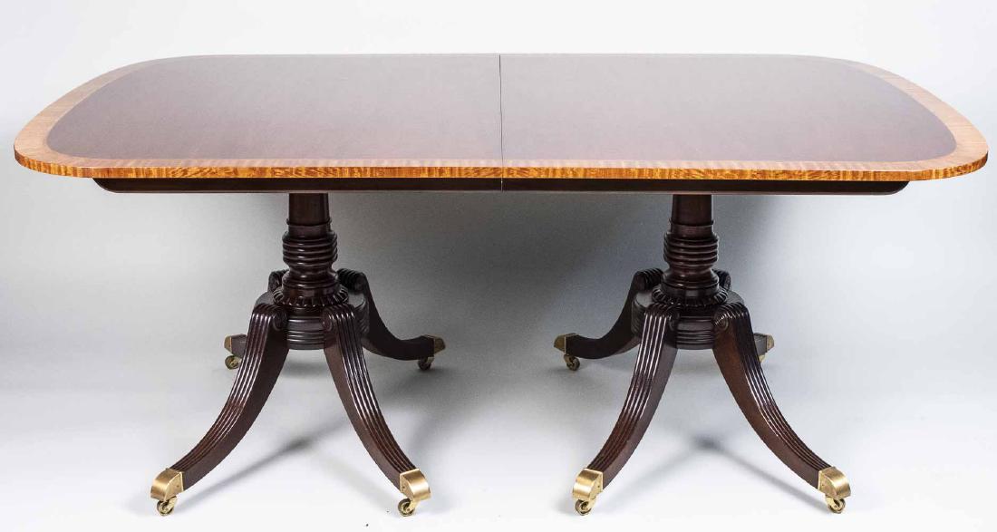 Double Pedestal Dining Table (1 of 5)