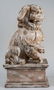 Carved Wood Foo Lion