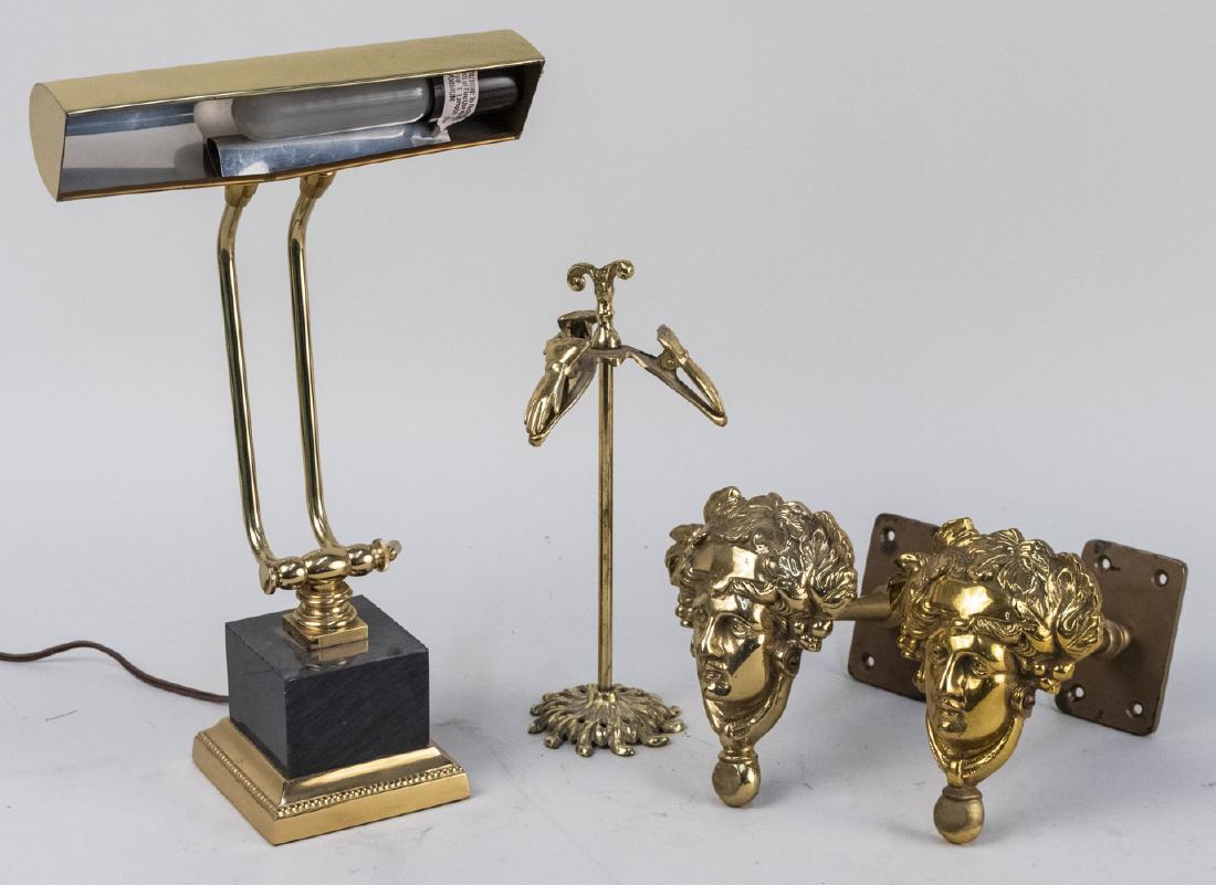 Group of Brass Decorations: Details coming soon Notice to bidders: Condition reports and additional photographs are provided by request as a courtesy to our clients, as such any condition report is only an opinion and should not