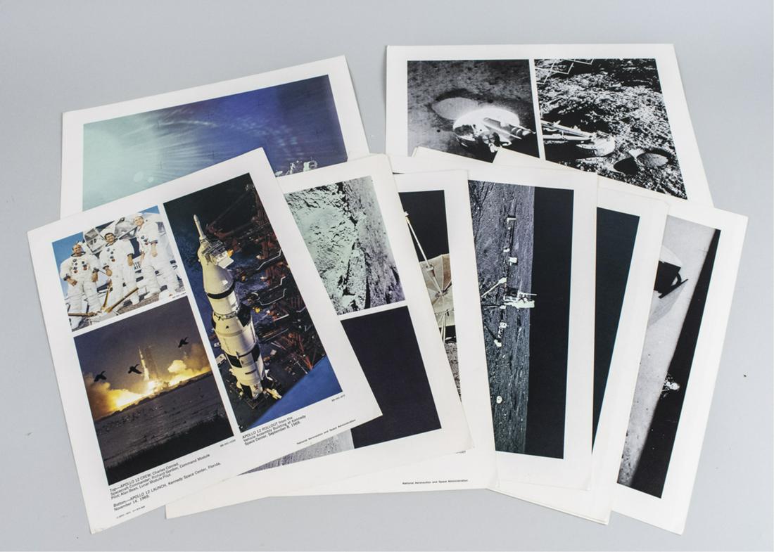 NASA Apollo 12 Pictures: Depicting the Apollo 12 crew, the Rollout Vehicle Assembly, the Launch, the Lunar surface, etc. Notice to bidders: Due to the nature of this particular online sale, the lots offered may not be availab