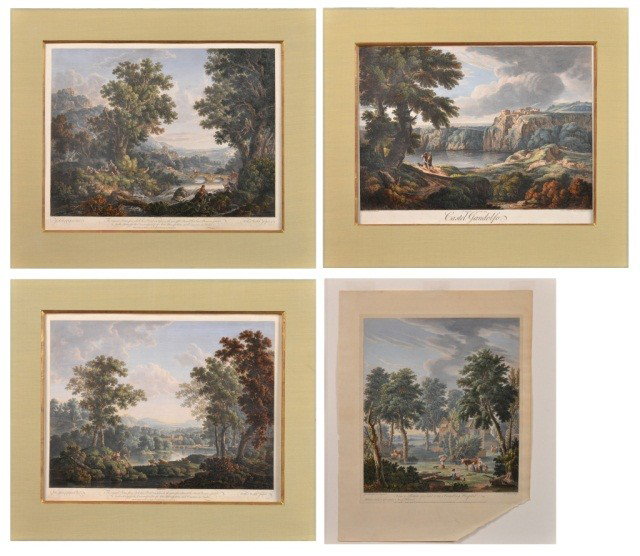Assorted Group of Four 18th Century Engravings