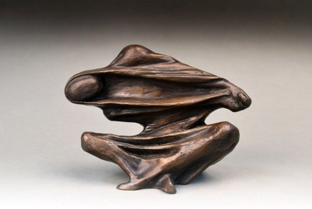 After Alexander Calder Bronze Figure: Modeled after Martha Graham. Signed CP '85 and numbered 5/20. Height 4 inches. Ex. Coll. Martha Graham