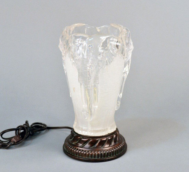 Plexiglass Vase Lamp