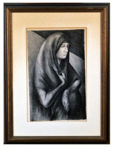 J. C. Orozco (Mx.,1883-1949) Soldier's Wife: José Clemente Orozco (Mx.,1883-1949). "Soldier's wife." Lithograph, 1926. Cat. rais., 3, Hopkins. Signed in pencil l.r. Sight size 10 5/8 x 16 1/4 inches.