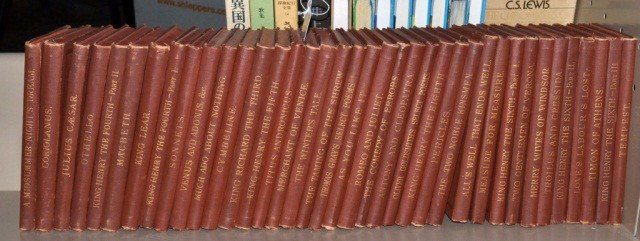 William Shakespeare Assorted Works: Approximately 35 books. New York: Harper & Brothers, Publishers, Franklin Square 1881-1885. Edited with notes by William J. Rolfe.