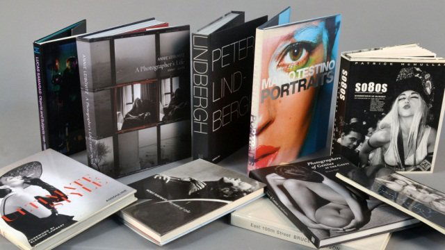 Assorted Group of Photography and Fashion Books: Approximately 30 books including titles by Peter Lindberg, Lucas Samaras, Mario Testino, Annie Leibovitz, Sally Mann, Horst, etc.