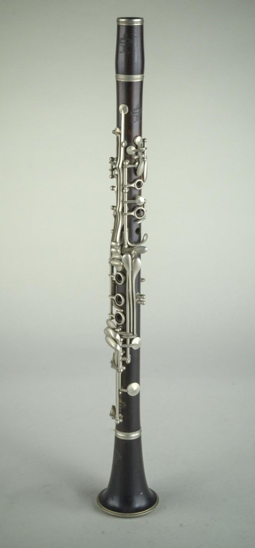 Buffet-Crampon & Cie. Clarinet: Serial #87018. Length assembled 23 1/2 inches.