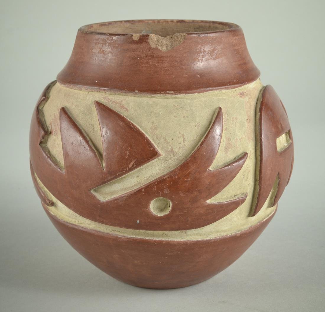 Teresita Naranjo (American, 1919-1999): Santa Clara. Ceramic vase. Signed and titled (base). Height 8 inches.