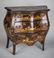 Continental Marquetry Bombe Commode