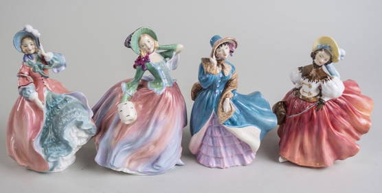 Four Royal Doulton Porcelain Figures (1 of 3)
