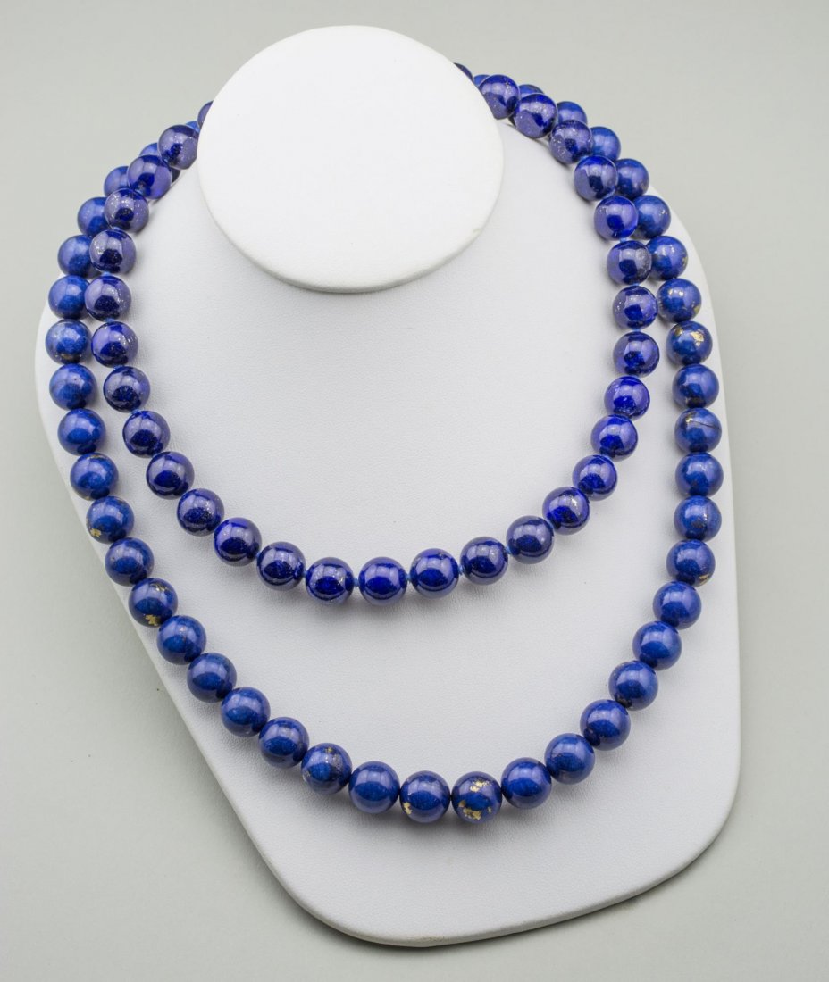 Two Lapis Bead Necklaces   * (1 of 1)