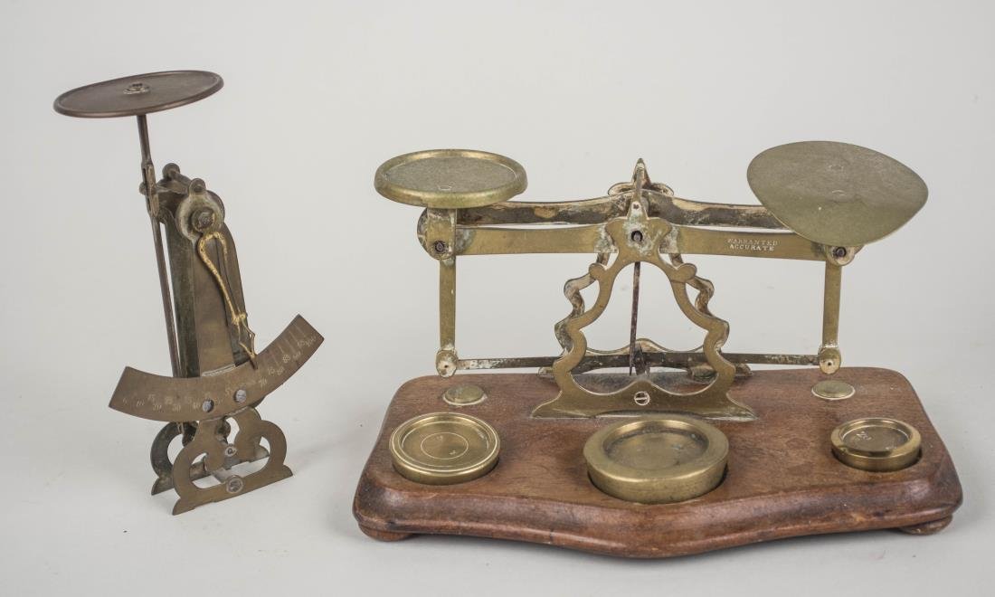 Two Brass Balance Scales (1 of 1)