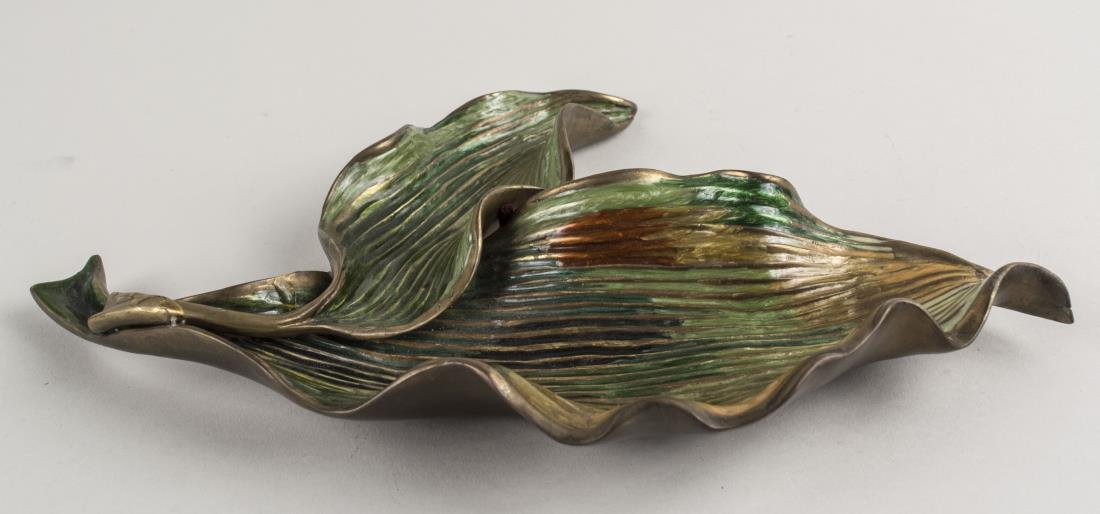 Jay Strongwater Leaf Form Dish (1 of 2)