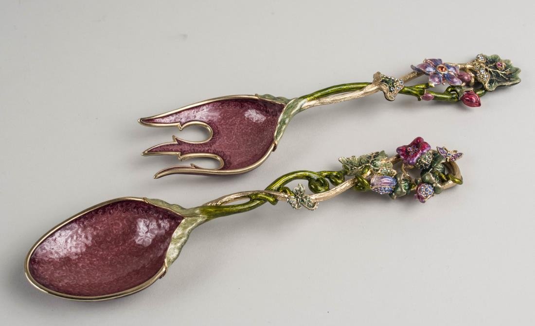 Jay Strongwater Salad Serving Set (1 of 2)