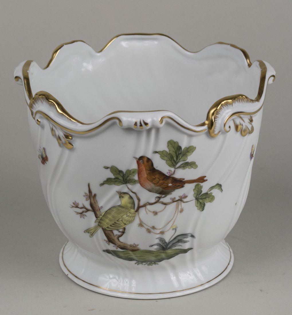 Herend Porcelain Cachepot (1 of 2)