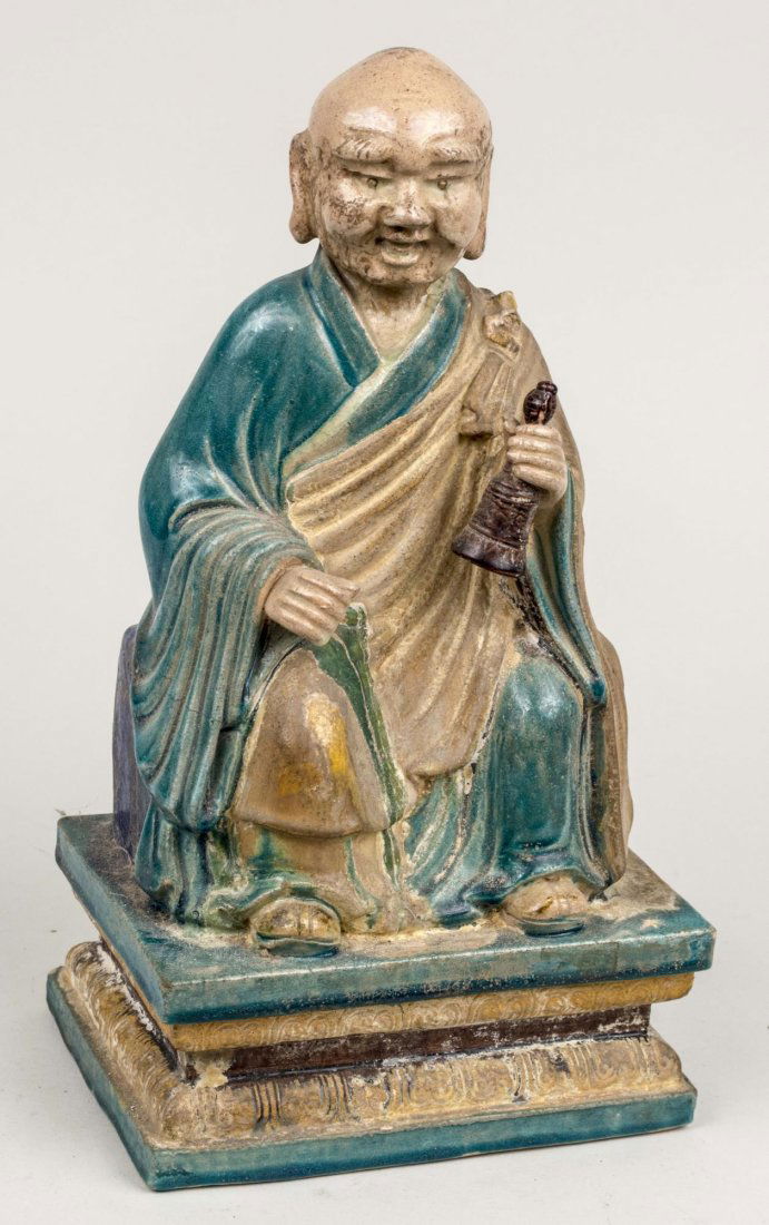 Chinese Ceramic Figure of an Elder (1 of 3)