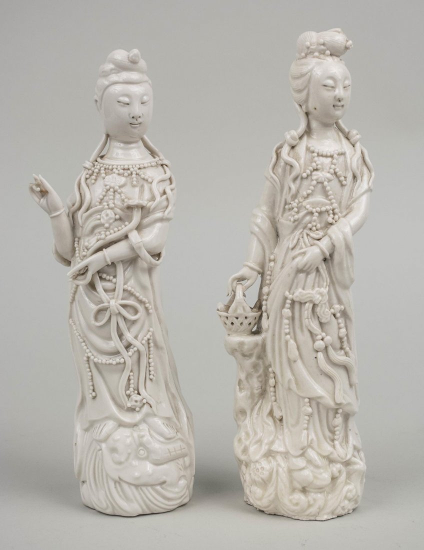 Two Chinese Blanc de Chine Figures (1 of 2)