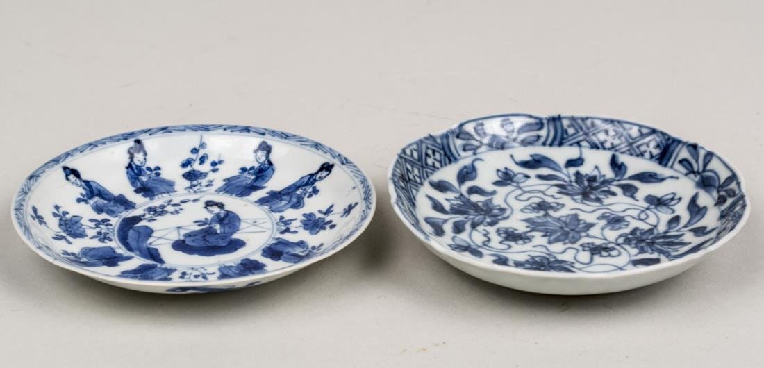 Two Chinese Blue and White Porcelain Dishes (1 of 2)