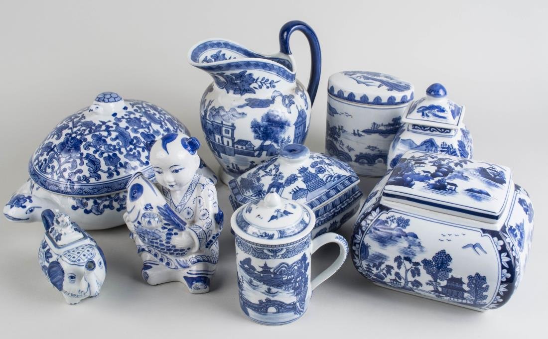 Miscellaneous Group Blue and White Porcelain (1 of 2)