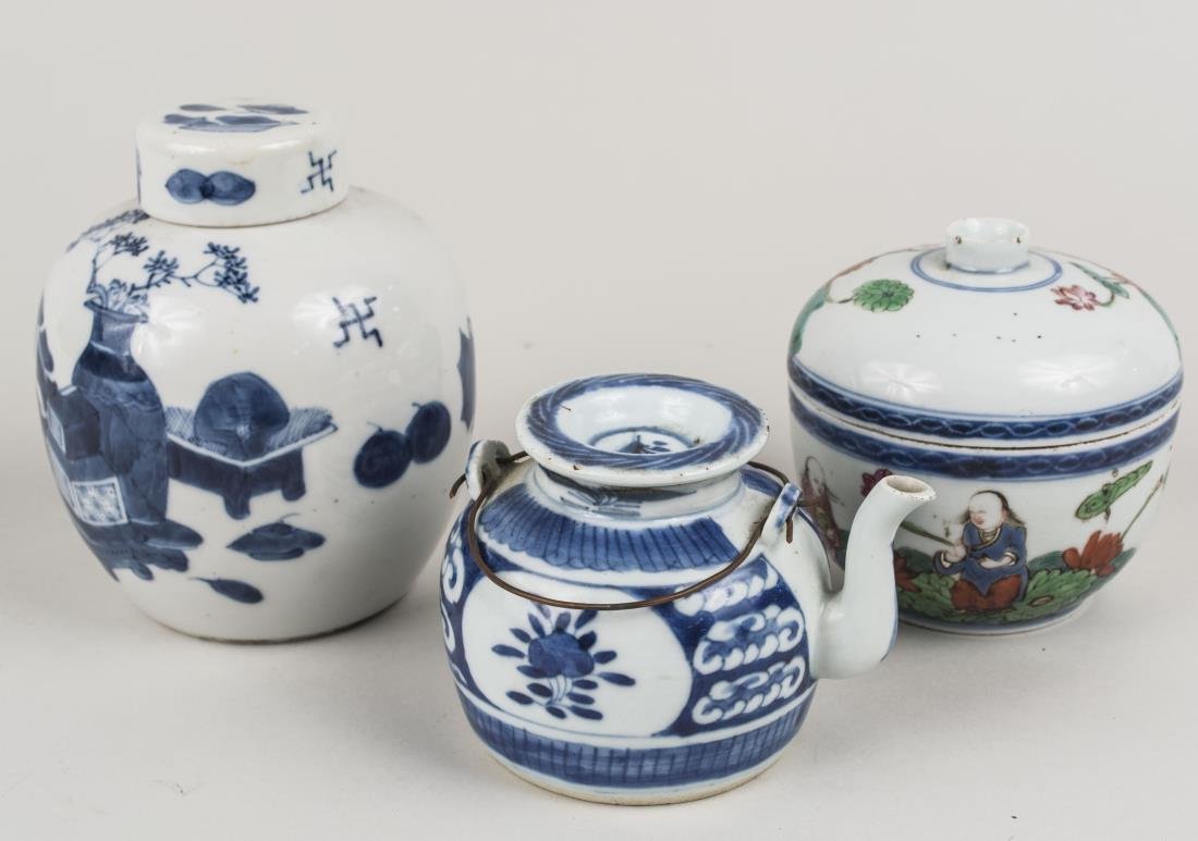 Three Chinese Porcelain Articles (1 of 1)