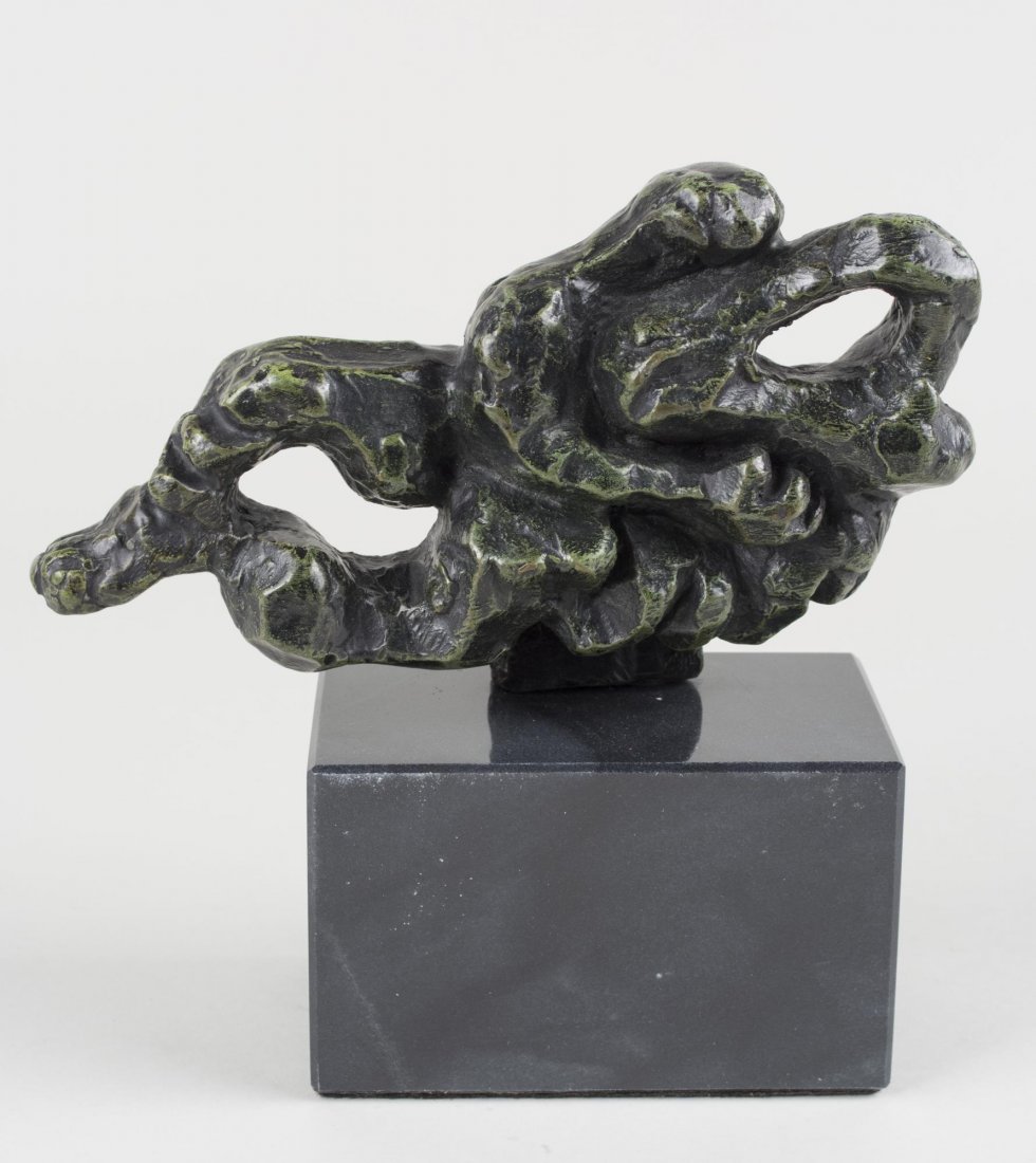 Jacques Lipchitz (French, 1891-1973) *: Abstract. Bronze. Signed 'Lipchitz.' Height 5 inches, with base 8 inches. Notice to bidders: Condition reports and additional photographs are provided by request as a courtesy to our clients, as such