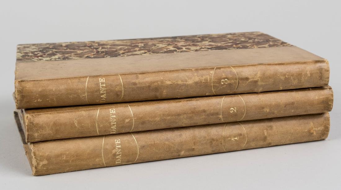 Dante Alighieri Divine Commedia: La Divina Commedia manoscritta da Boccaccio, Published by Negli Occhi Santi di Bice,, Roveta, (1820). Notice to bidders: Condition reports and additional photographs are provided by request as a court