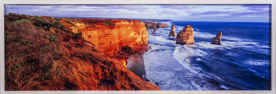 Peter Lik (American/Australian, b. 1959): Whisper (Location: Colorado). Cibachrome color print mounted on plexiglass. Edition 58/950. Certificate of authenticity attached to the verso. Size 41 X 14 inches. Framed. Notice to bidders: Condition