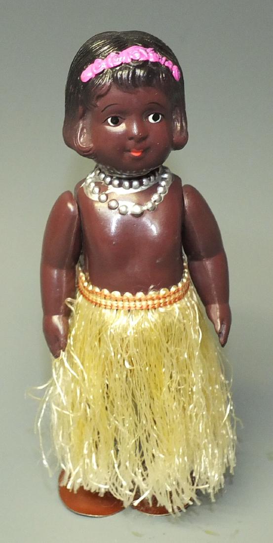 HAWAIIAN HULA DANCER CELLULOID WINDUP (1 of 2)