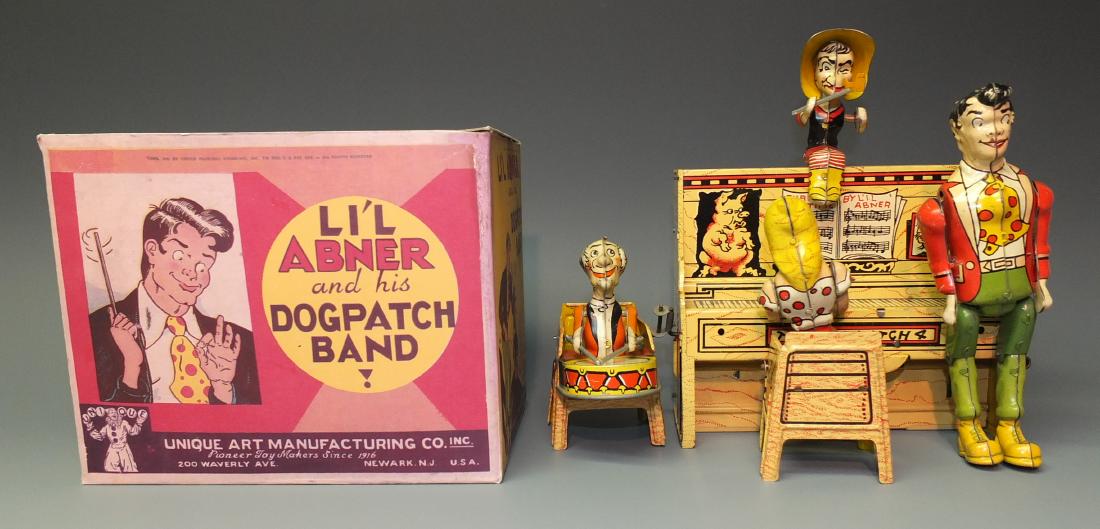 UNIQUE ART LIL ABNER DOGPATCH BAND & BOX (1 of 7)