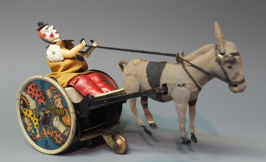LEHMANN GERMAN BALKY MULE CLOWN TIN WINDUP (1 of 6)