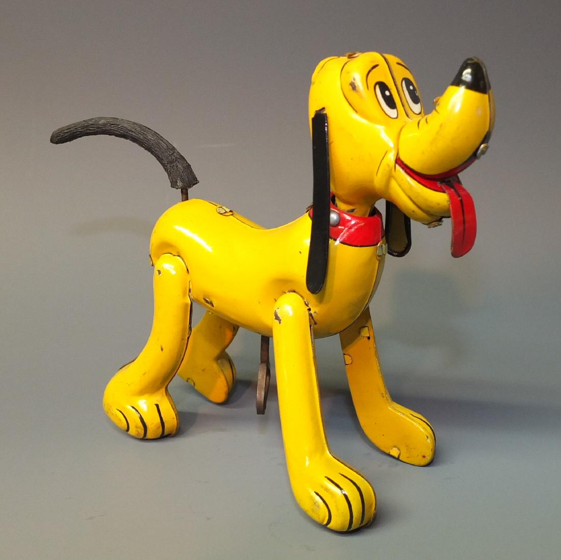 LINEMAR PLAYFUL PLUTO DISNEY TIN WINDUP (1 of 5)