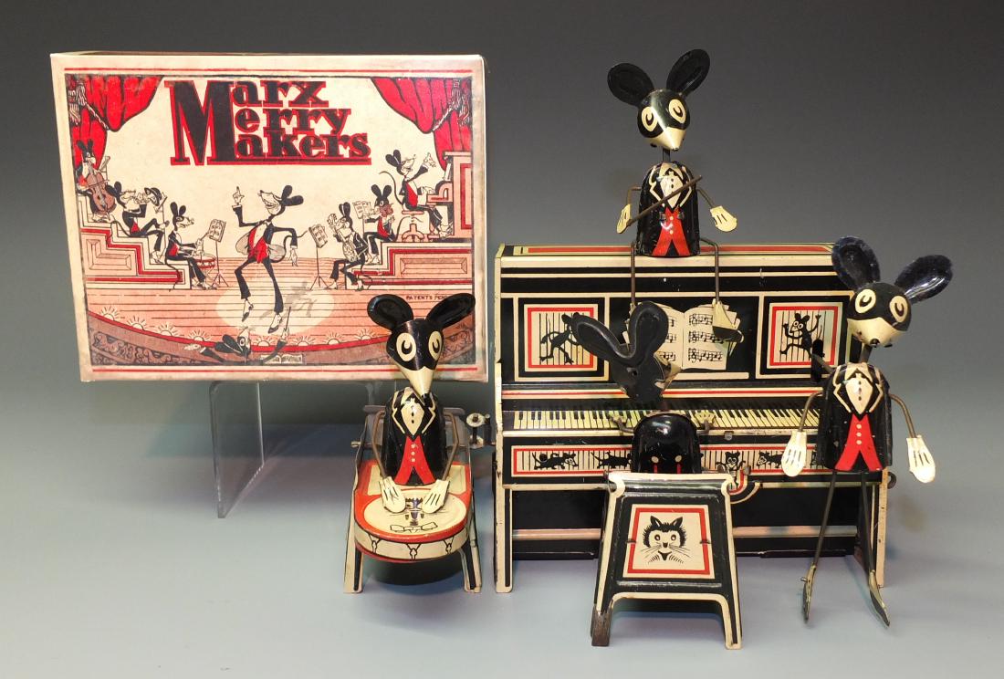 MARX MERRY MAKERS TIN WINDUP & BOX (1 of 9)