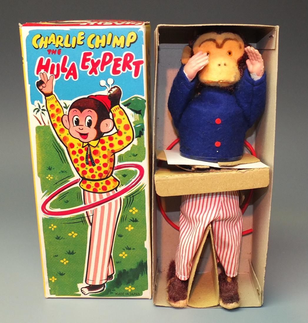 GBC CHARLIE CHIMP HULA EXPERT WINDUP & BOX (1 of 6)