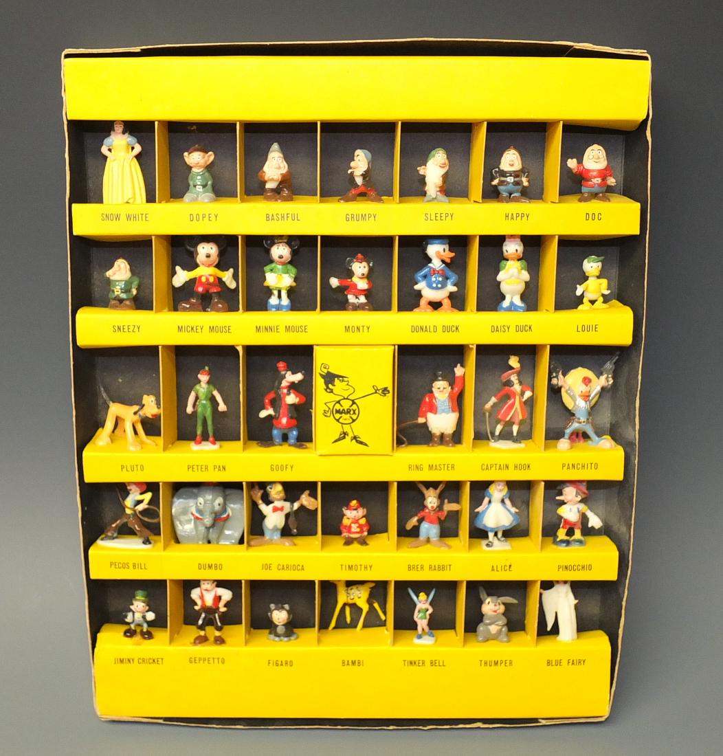 34 MARX DISNEYKINS & BOX COMPLETE SET (1 of 7)
