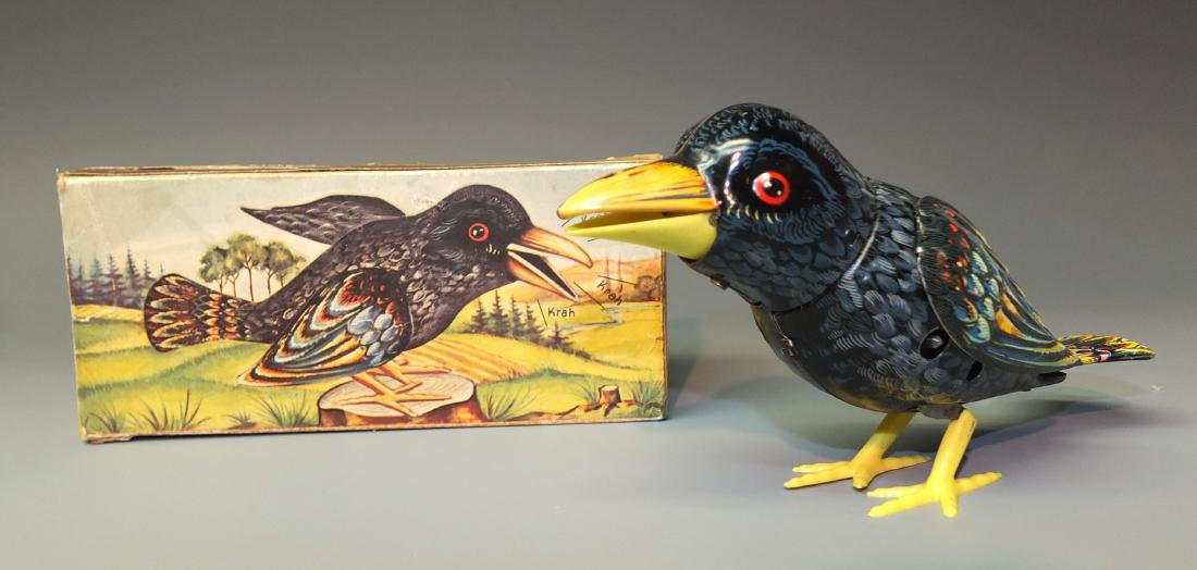 KOHLER GNK WINDUP SINGING BLACK BIRD & BOX (1 of 8)