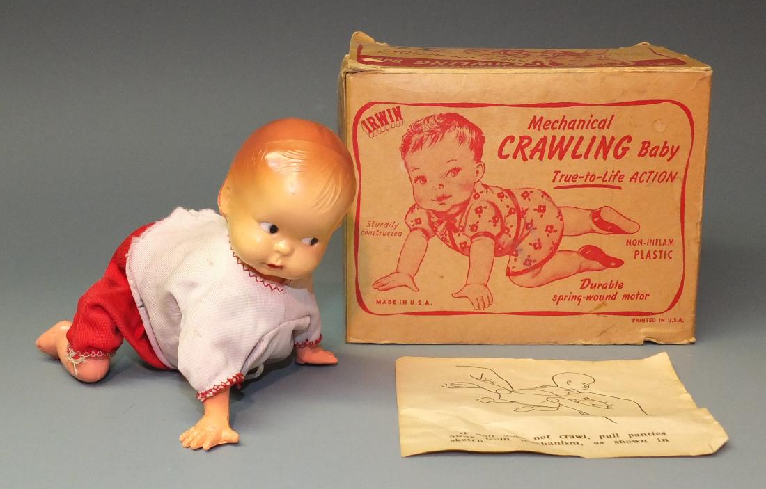 IRWIN CRAWLING BABY WINDUP & BOX (1 of 10)