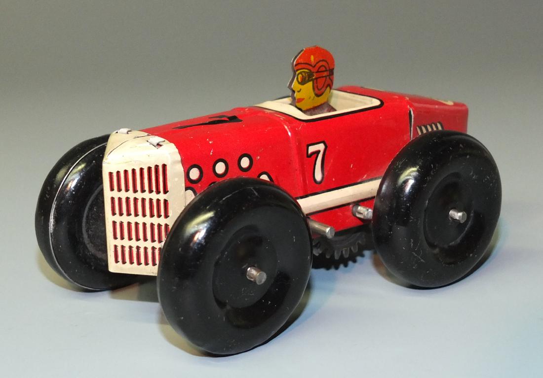 MARX MIDGET TIN WINDUP RACER CAR #7 (1 of 7)
